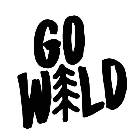 Automobilio lipdukas Adventure Shop Go Wild juodas