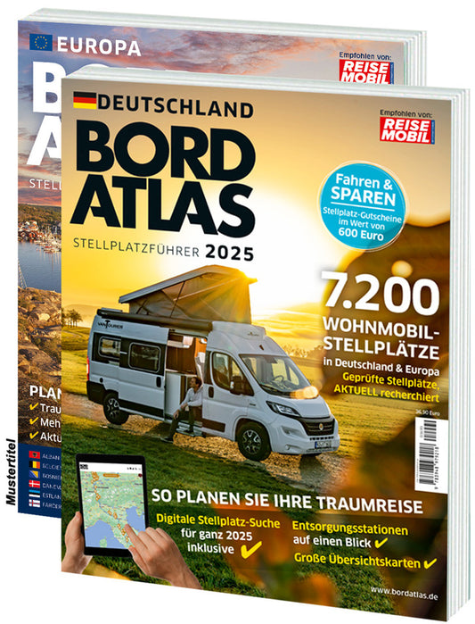 Borto atlasas 2025, 2 tomai Vokietija / Europa