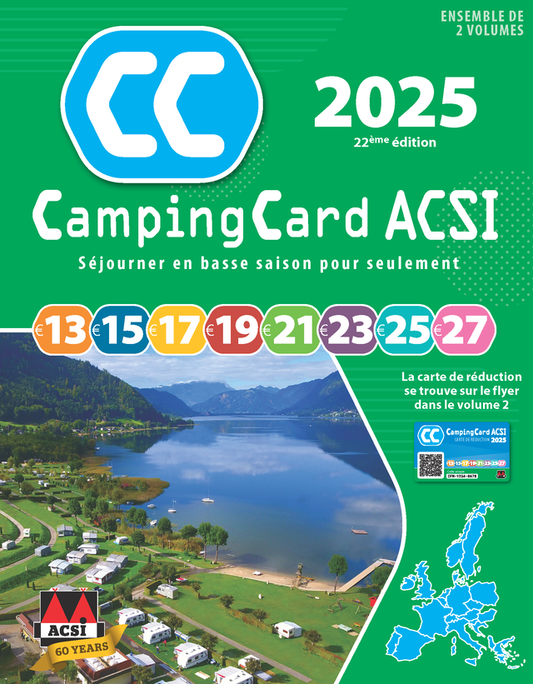 CampingCard ACSI 2025, prancūzų kalba