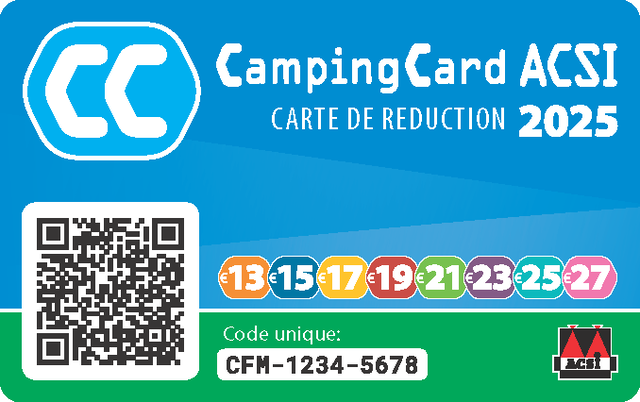 CampingCard ACSI 2025, French