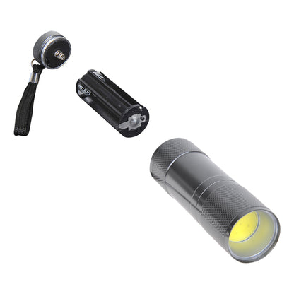 Aluminium COB LED torch