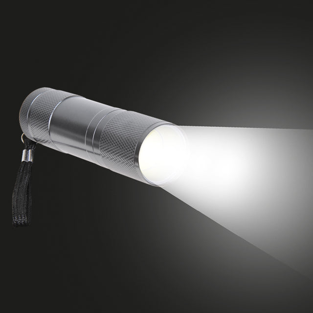 Aluminium COB LED torch
