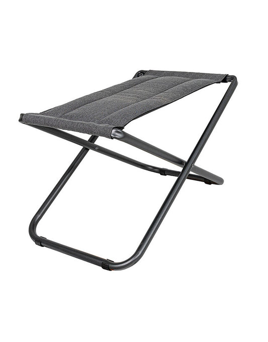 Kojų atrama CRESPO Lounger Tex-Supreme Aliuminio spalva pilka