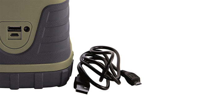 Camping lantern Outwell Carnelian DC 350 colour blue shadow