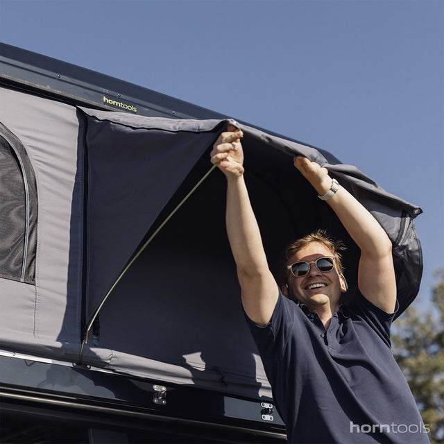 Roof tent horntools Themis PopUp hardshell tent