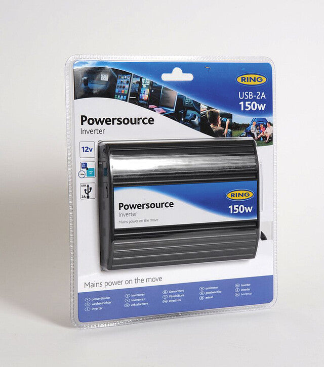 Inverter 150W with 2 A USB port