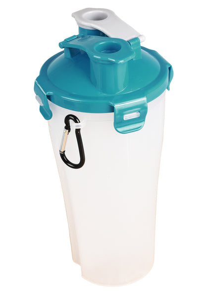 2in1 travel cup Trinka Flamingo for water & food