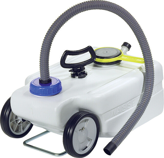 Nuotekų konteineris taksi 25 l, spalva šviesiai pilka 335 x 240 x 500 mm DIN 96 dangtelis