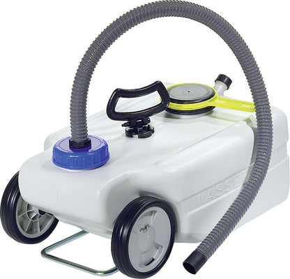 Nuotekų konteineris taksi 25 l, spalva šviesiai pilka 335 x 240 x 500 mm DIN 96 dangtelis