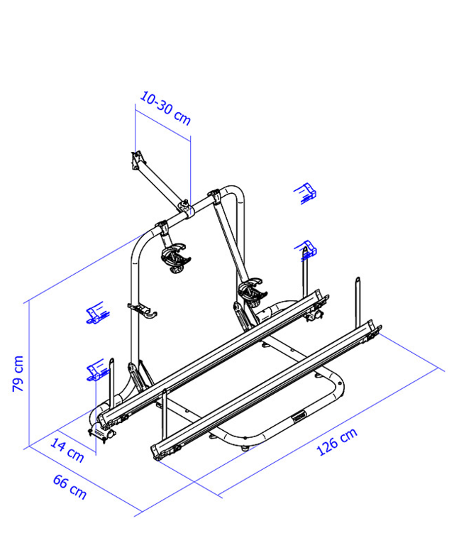 Thule bicycle rack Thule Sport G2 Garage 2 bikes, load capacity 50 kg