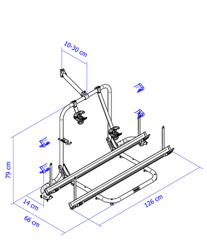 Thule bicycle rack Thule Sport G2 Garage 2 bikes, load capacity 50 kg