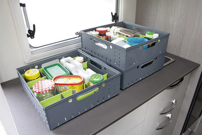 Stor. tower set of 3 purvario stack. boxes