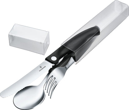 Stalo įrankių rinkinys Victorinox SwissClassic, 3 vnt. Spalva juoda
