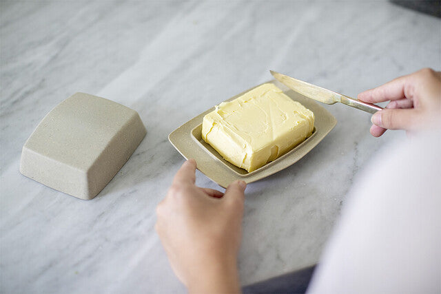 Butter dish koziol RIO Colour nature desert sand