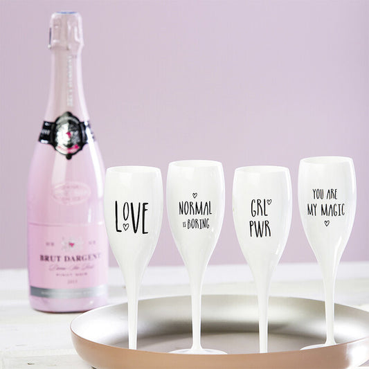 Super gls. koziol CHEERS Nr. 1 100 ml, rinkinys iš 4 4 margintų motyvų