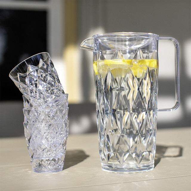 Pitcher+glasses koziol CRYSTAL Pitcher 1.6 l +4 glass. 250 ml Colour crystal clear