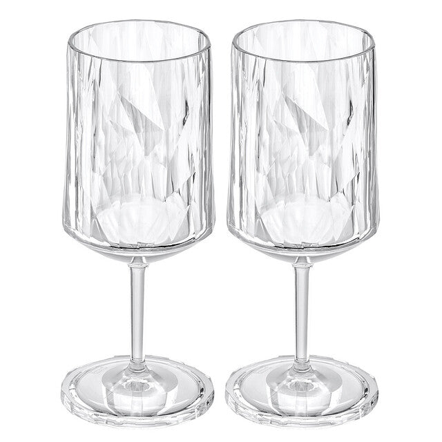 Vyno taurė koziol CLUB Nr. 4 Superglas 300 ml, rinkinys iš 2 Spalvų krištolo skaidrumo
