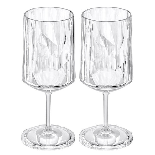 Vyno taurė koziol CLUB Nr. 4 Superglas 300 ml, rinkinys iš 2 Spalvų krištolo skaidrumo
