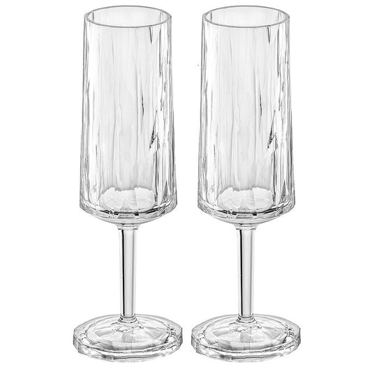Sprk. stiklas koziol CLUB Nr. 14 Superglas 100 ml, rinkinys 2 Spalvos krištolo skaidrumo