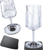 Magn. plastikinės stiklinės silwy WINE rinkinys iš 2 aukštųjų technologijų 200 ml Kol. skaidrus