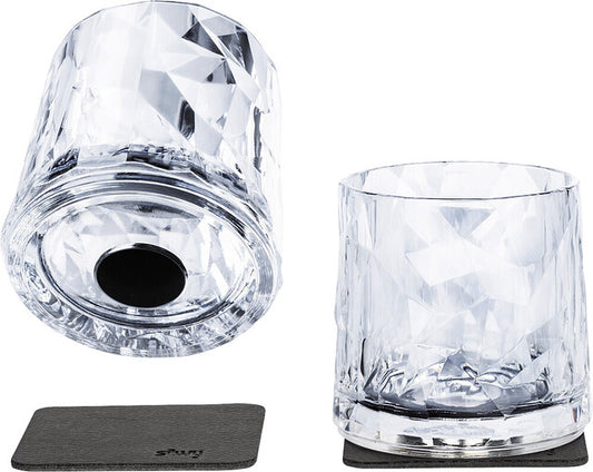 Magn. plastikiniai stiklai silwy TUMBLER x 2 h. tech 250 ml Kol. skaidrus