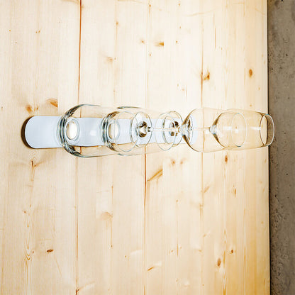 Metal strip silwy 25 cm WHITE for magn. glasses Col. white