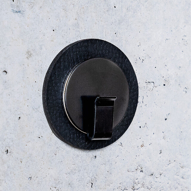 Magn. hook silwy CLEVER BLACK col. black incl. metal nano gel pad BLACK