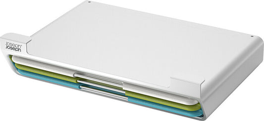 Lentynoje pakabinamos pjaustymo lentos rinkinys Joseph Joseph Folio™ Slim 3 vnt., sp. įvairiaspalvis
