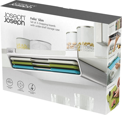 Shelf-hung chopping board Set Joseph Joseph Folio™ Slim 3-pcs, col. multicoloured