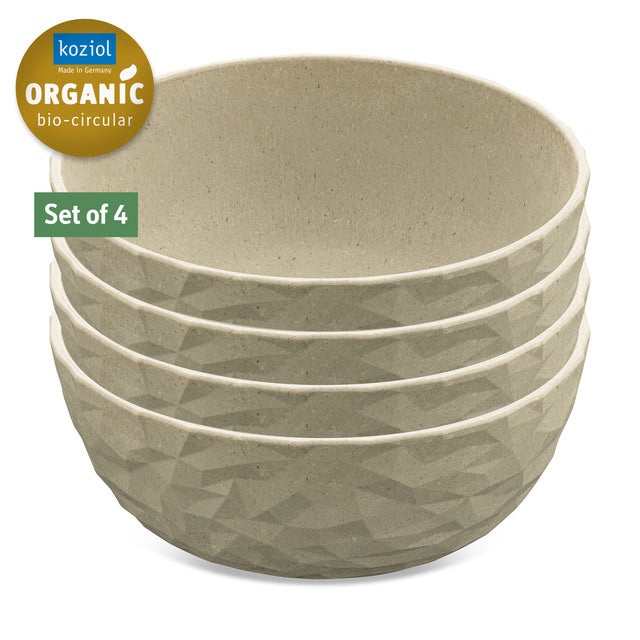 Cereal bowl koziol Club Bowl set of 4 Colour nature desert sand