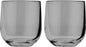 Vandens stiklas BRUNNER 2vnt rinkinys Waterglass Pilka Spalva pilka