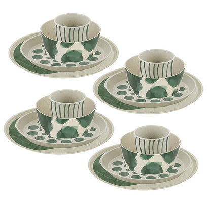 Tableware set CONNECT MONSTERA 16-tlg. 