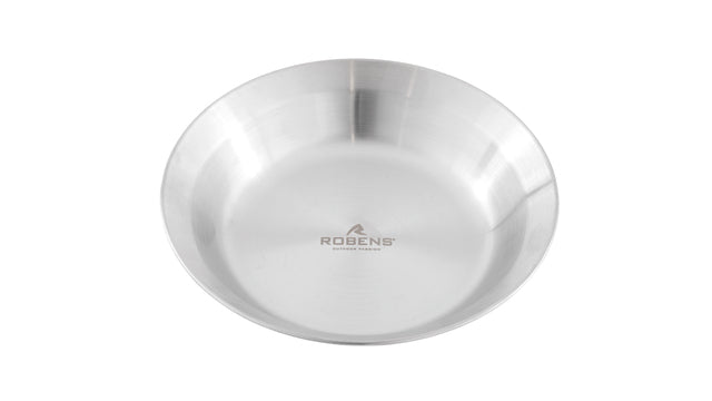 Crockery set ROBENS Sierra Steel Meal Set each 2 x plates, cups, cutlery incl. bag