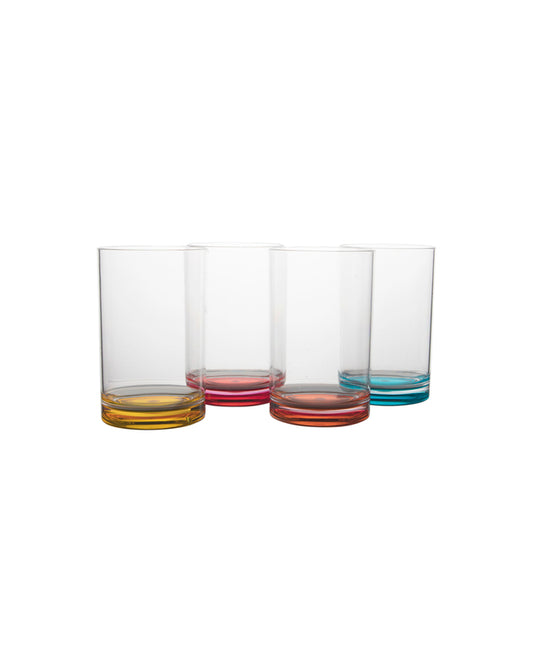 Vandens stiklas Rainbow gimex rinkinys 4 320 ml