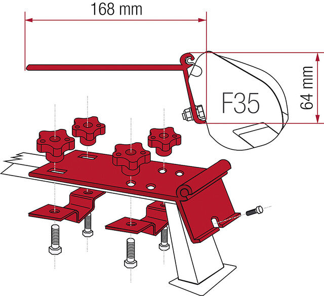 Fiamma Standard komplektas markizės adapteriui F35