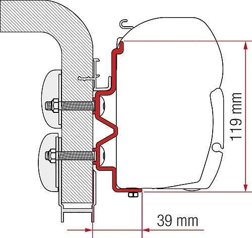 Adapteris Hymercamp 500