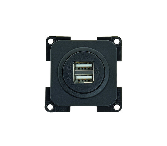 USB dvigubas įkrovimo lizdas 12 V