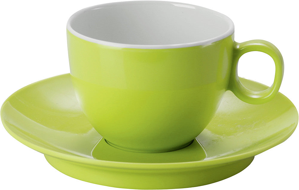 Espreso puodelis su lėkšte 100 ml žaliosios citrinos