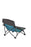 Smėlio spalvos sulankstoma kėdė, turkio mėlyna