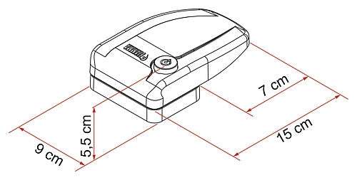 Apsaugos blokas Safe Door Frame, baltas