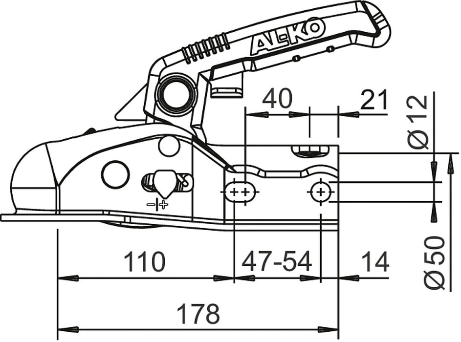 Saugos rinkinys AK 270 su Soft-Dock, tarpikliais ø 35/40/45, slėgio užraktu