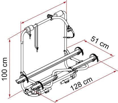 Dviračių laikiklis Carry Bike Caravan XL A Pro