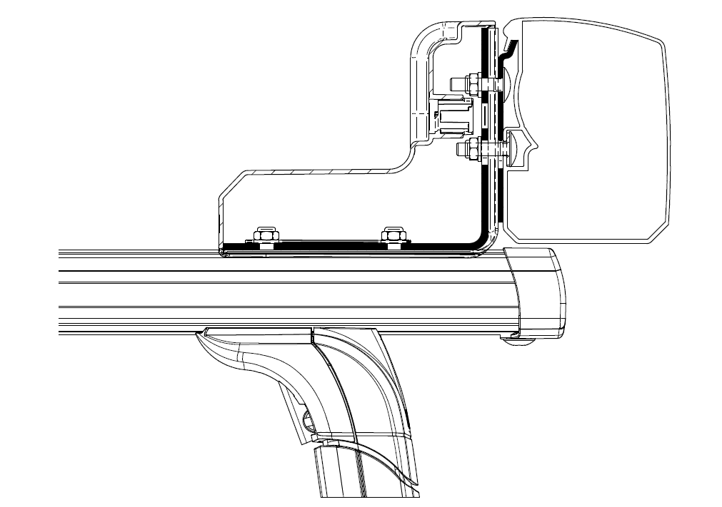 Adapteris sieninei markizei Omnistor 3200 Roof Rack