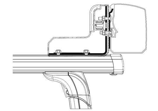 Adapteris sieninei markizei Omnistor 3200 Roof Rack