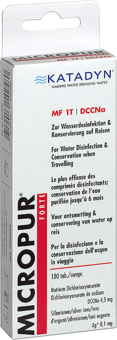 Geriamojo vandens dezinfekcija Micropur Forte tabletės