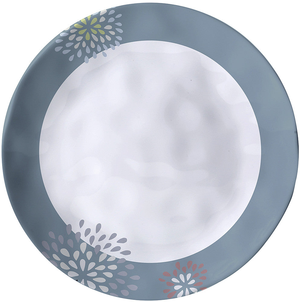 Vakarienės lėkštė Belfiore sk. 25 cm balta/mėlyna/pilka