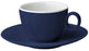 Espreso puodelis su lėkšte tamsiai mėlyna 100 ml