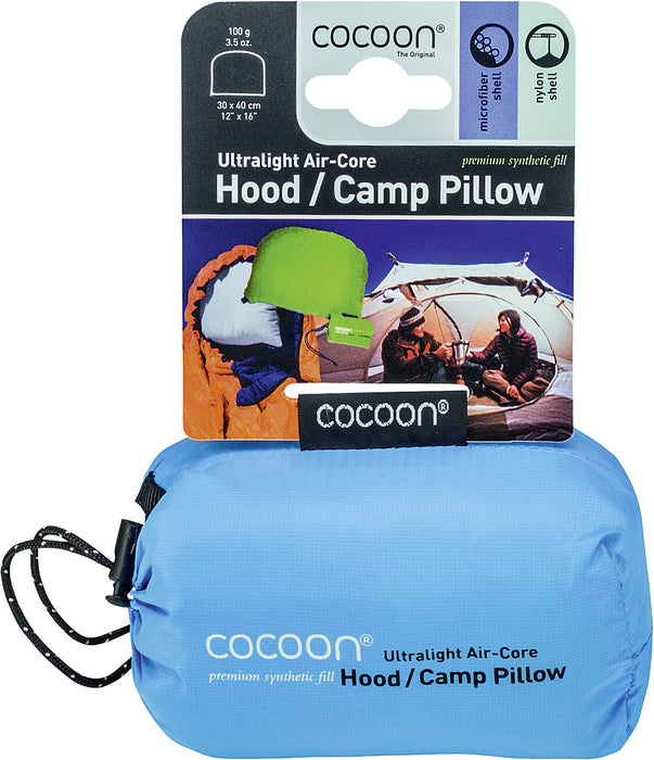 Air Core Hood/Camp Pillow šviesiai mėlyna/pilka