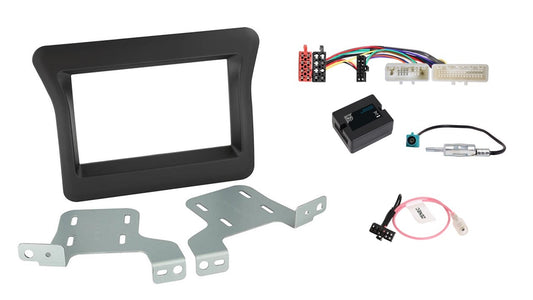 2-DIN premium montavimo komplektas Renault Master, juodas