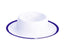 Kiaušinių puodelių rinkinys Linea Blue 4 vnt. Balta mėlyna